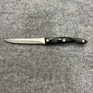 Cutco 1721JF Serrated Knife Made in USA Black Handle Olean NY Kitchen Cutlery